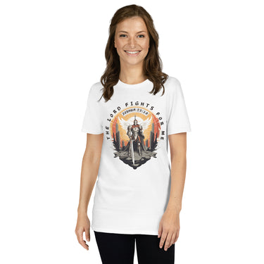 “The Lord Fights for Me” Unisex Softstyle T-Shirt 5